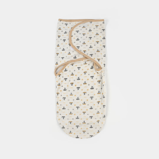Baby Swaddle with Cap & Mittens Set