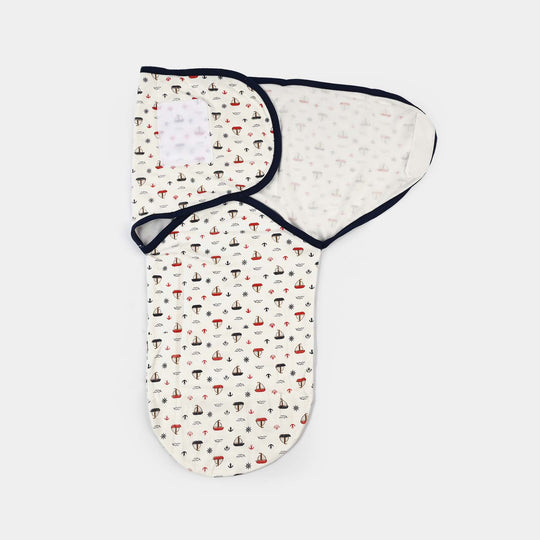 Baby Swaddle with Cap & Mittens Set
