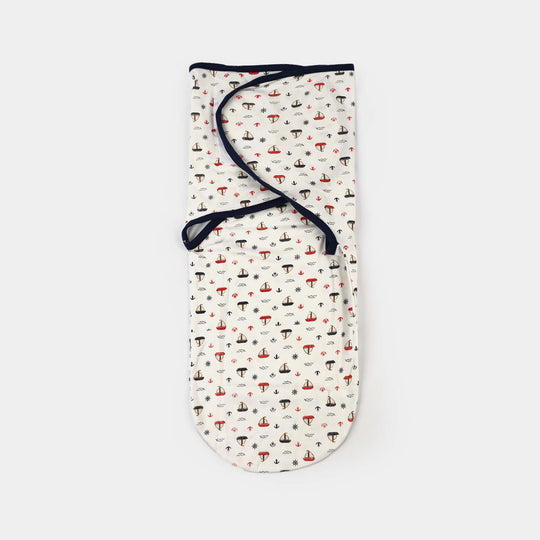 Baby Swaddle with Cap & Mittens Set