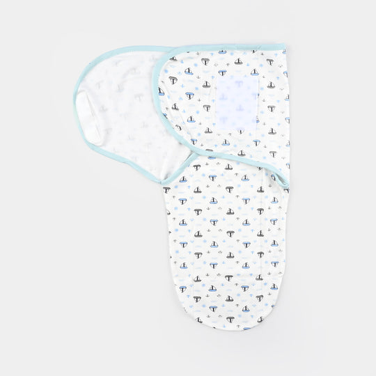Baby Swaddle with Cap & Mittens Set