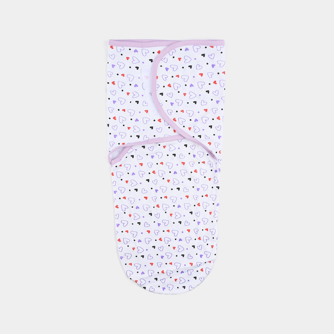 Baby Swaddle with Cap & Mittens Set