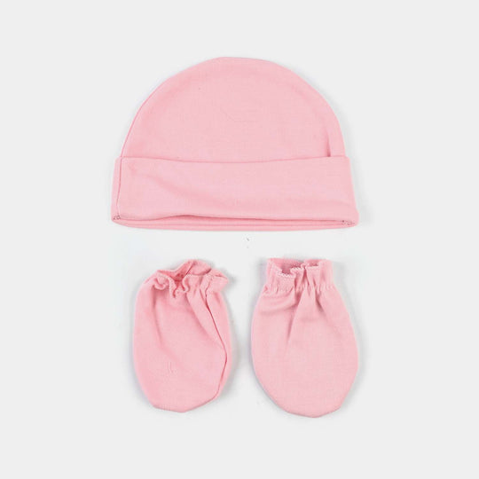 Baby Swaddle with Cap & Mittens Set