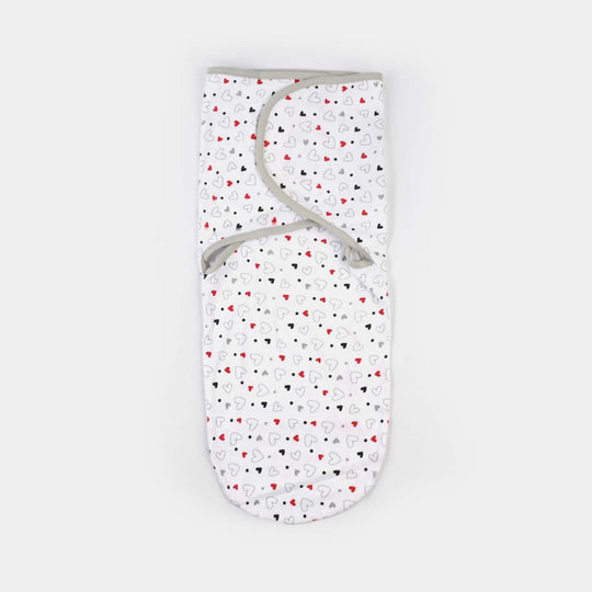 Baby Swaddle with Cap & Mittens Set