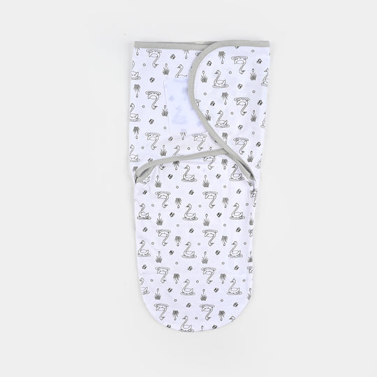 Baby Swaddle with Cap & Mittens Set