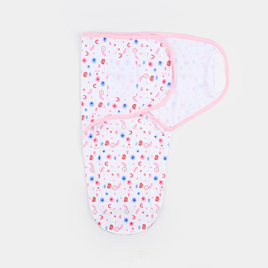 Baby Swaddle with Cap & Mittens Set