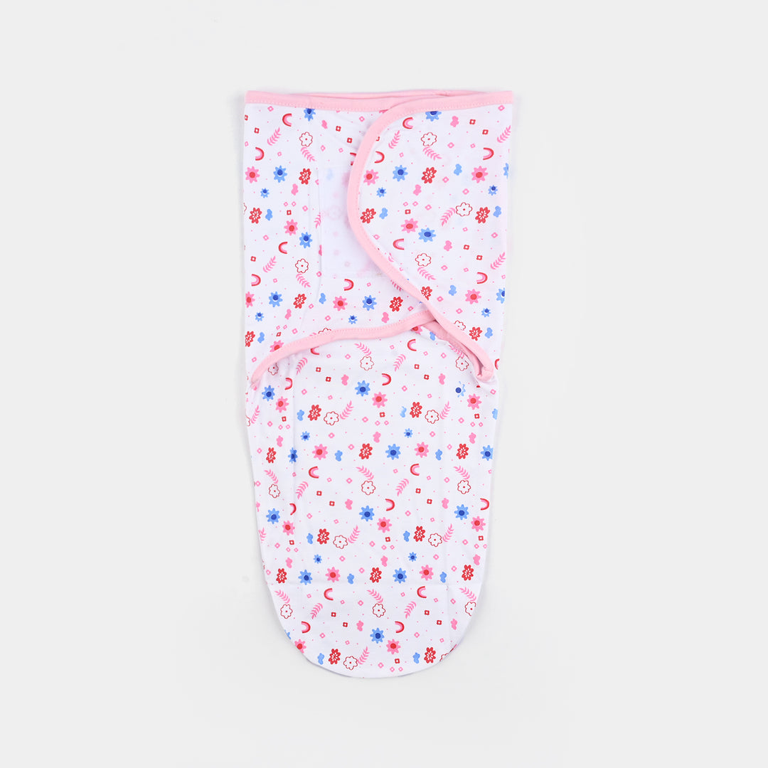 Baby Swaddle with Cap & Mittens Set