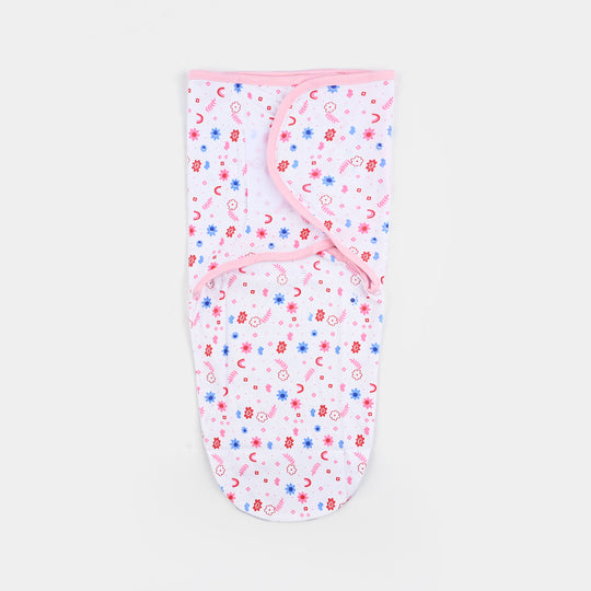 Baby Swaddle with Cap & Mittens Set