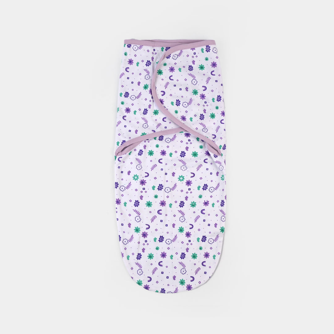 Baby Swaddle with Cap & Mittens Set