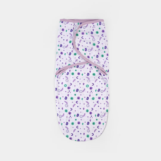 Baby Swaddle with Cap & Mittens Set