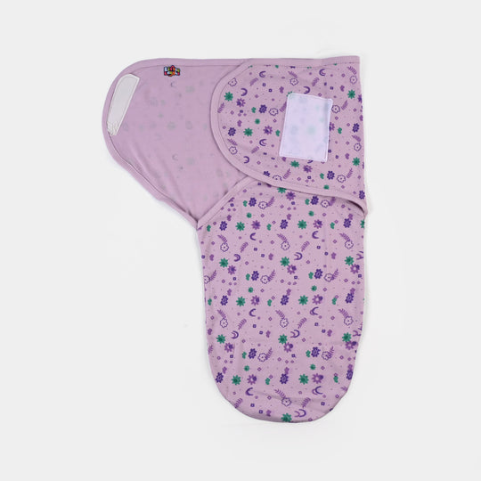 Baby Swaddle with Cap & Mittens Set