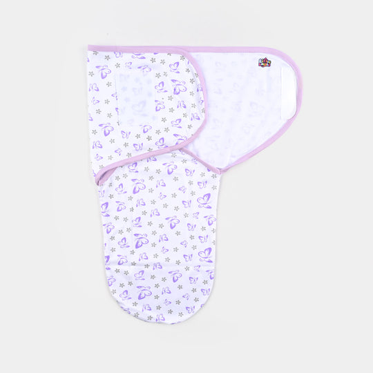 Baby Swaddle with Cap & Mittens Set