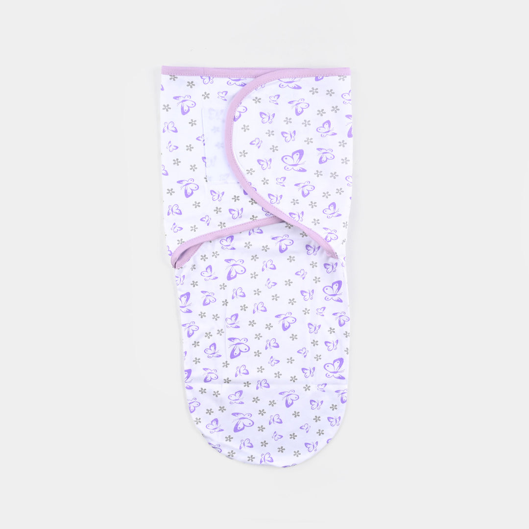 Baby Swaddle with Cap & Mittens Set