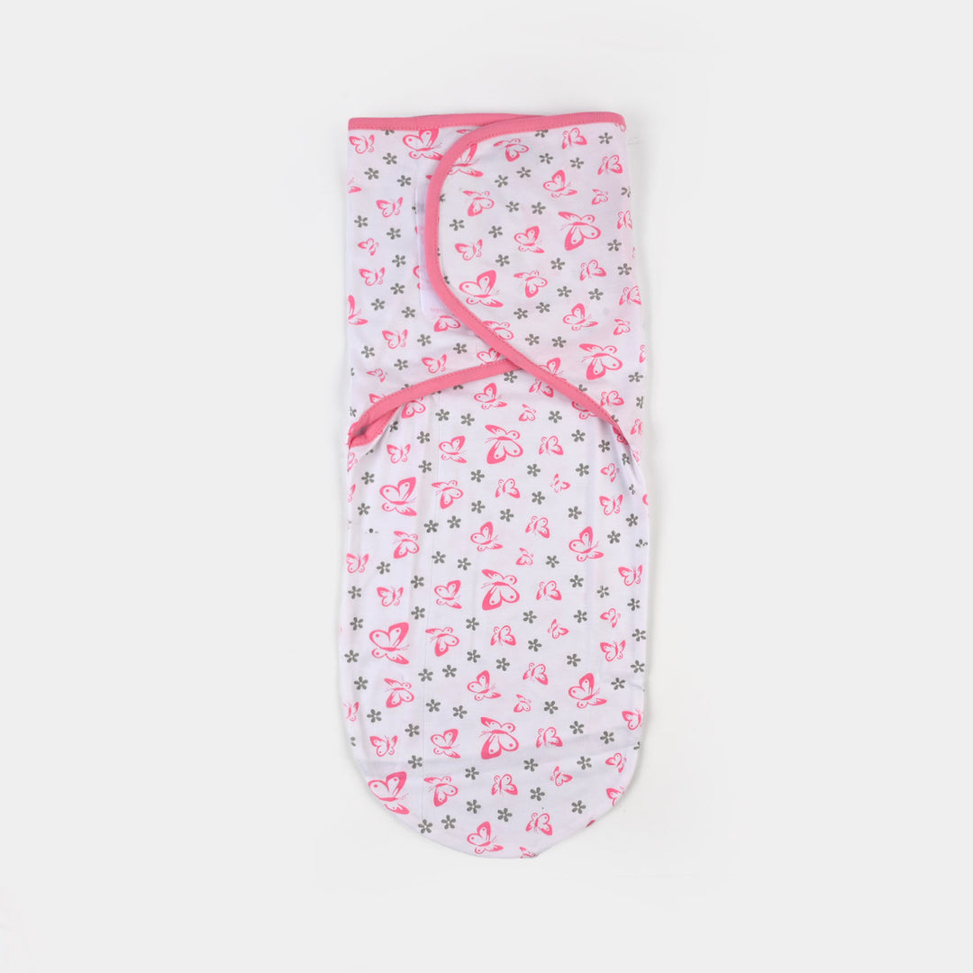 Baby Swaddle with Cap & Mittens Set