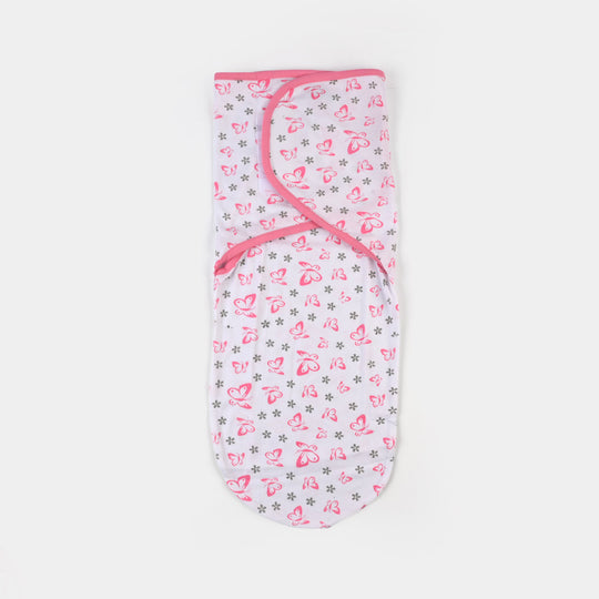 Baby Swaddle with Cap & Mittens Set