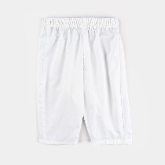 Infant Boys Poly Viscose 3 Piece Suit-White