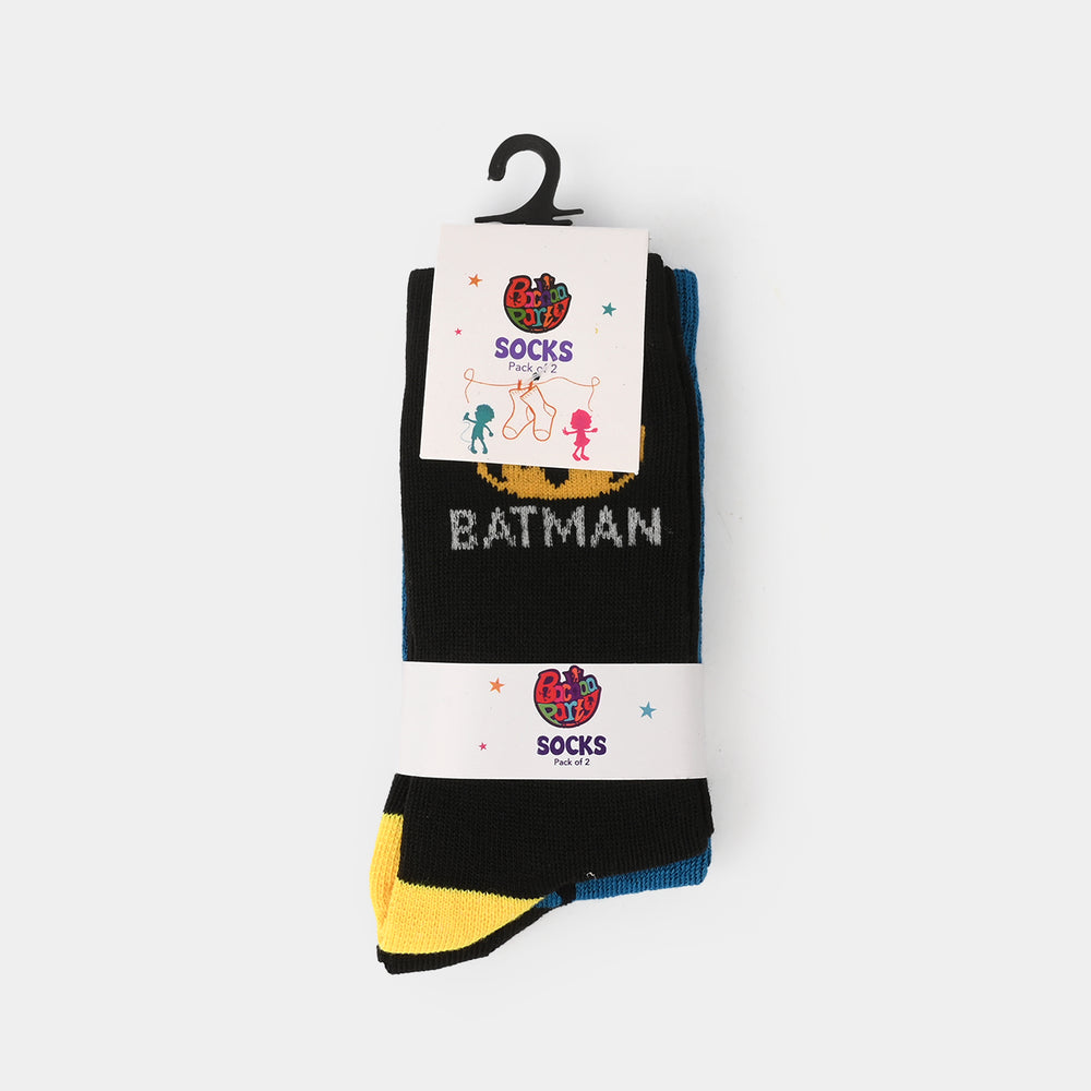 Boys Pack of 2 Socks-Grey/Black