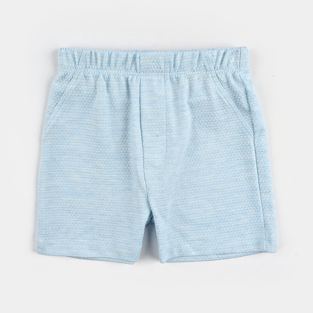 Infant Boys Jacquard 2Piece Suit Popcorn-Sai Blue