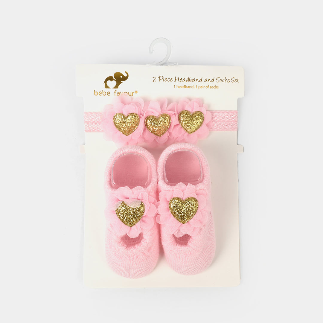 Head Band with Socks Set