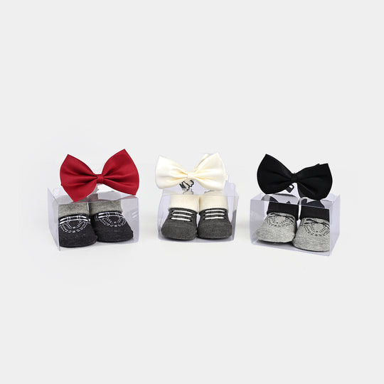 BABY BOOTIES AND HEADBANDS 6PCS SET