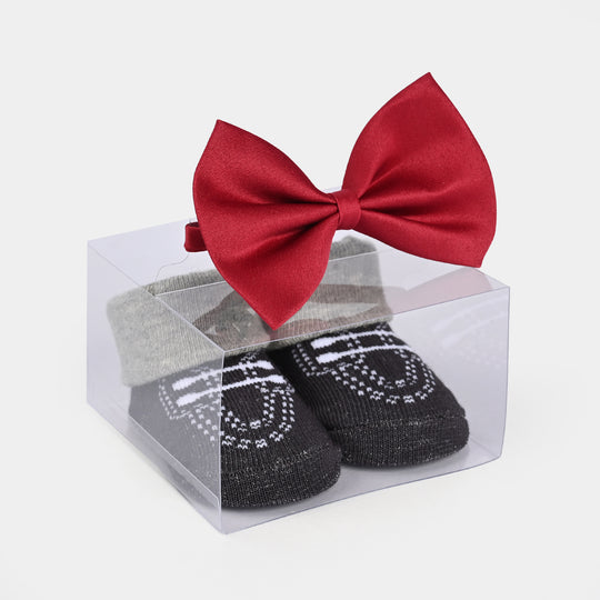 BABY BOOTIES AND HEADBANDS 6PCS SET
