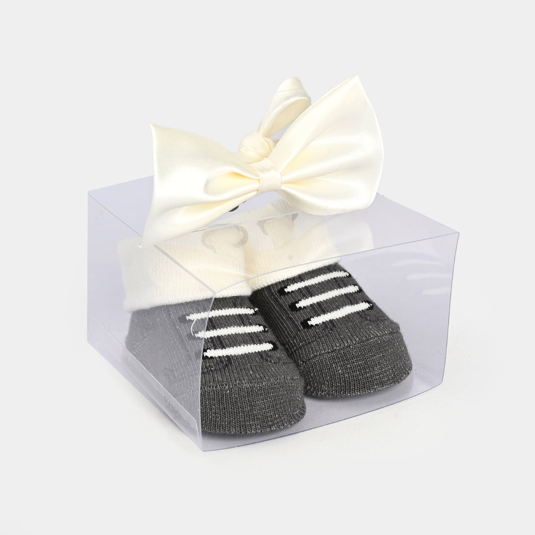 BABY BOOTIES AND HEADBANDS 6PCS SET