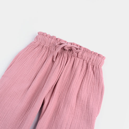 Girls Cotton Culotte Little Garden-PINK