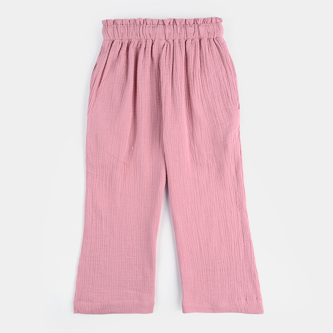 Girls Cotton Culotte Little Garden-PINK