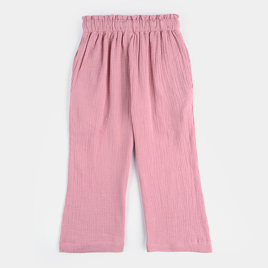 Girls Cotton Culotte Little Garden-PINK