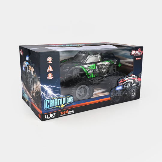 Remote Control Monster Truck Off-Road Action Car for Kids