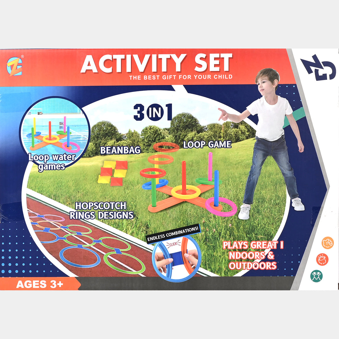 Ring Toss Toy game for Kids.