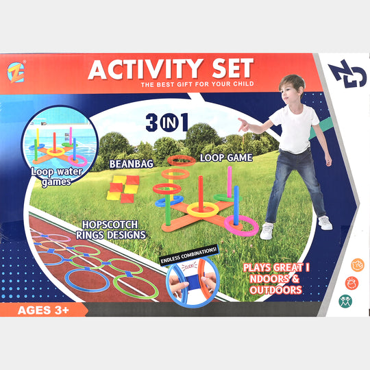 Ring Toss Toy game for Kids.