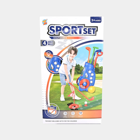 Golf Club Toy Play Set for Kids