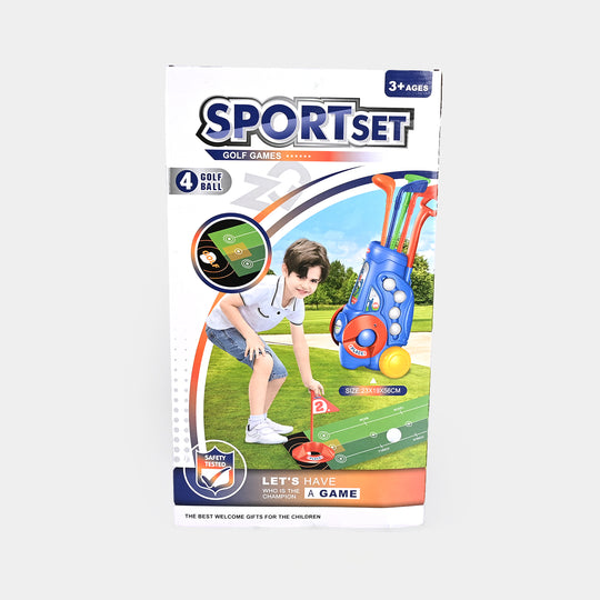 Golf Club Toy Play Set for Kids