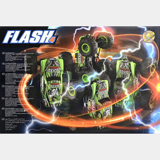 Remote Control Brilliant Lighting Spray Jeep for Kids