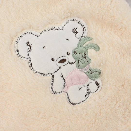 Infant Boys Faux Fur Suit-BEIGE