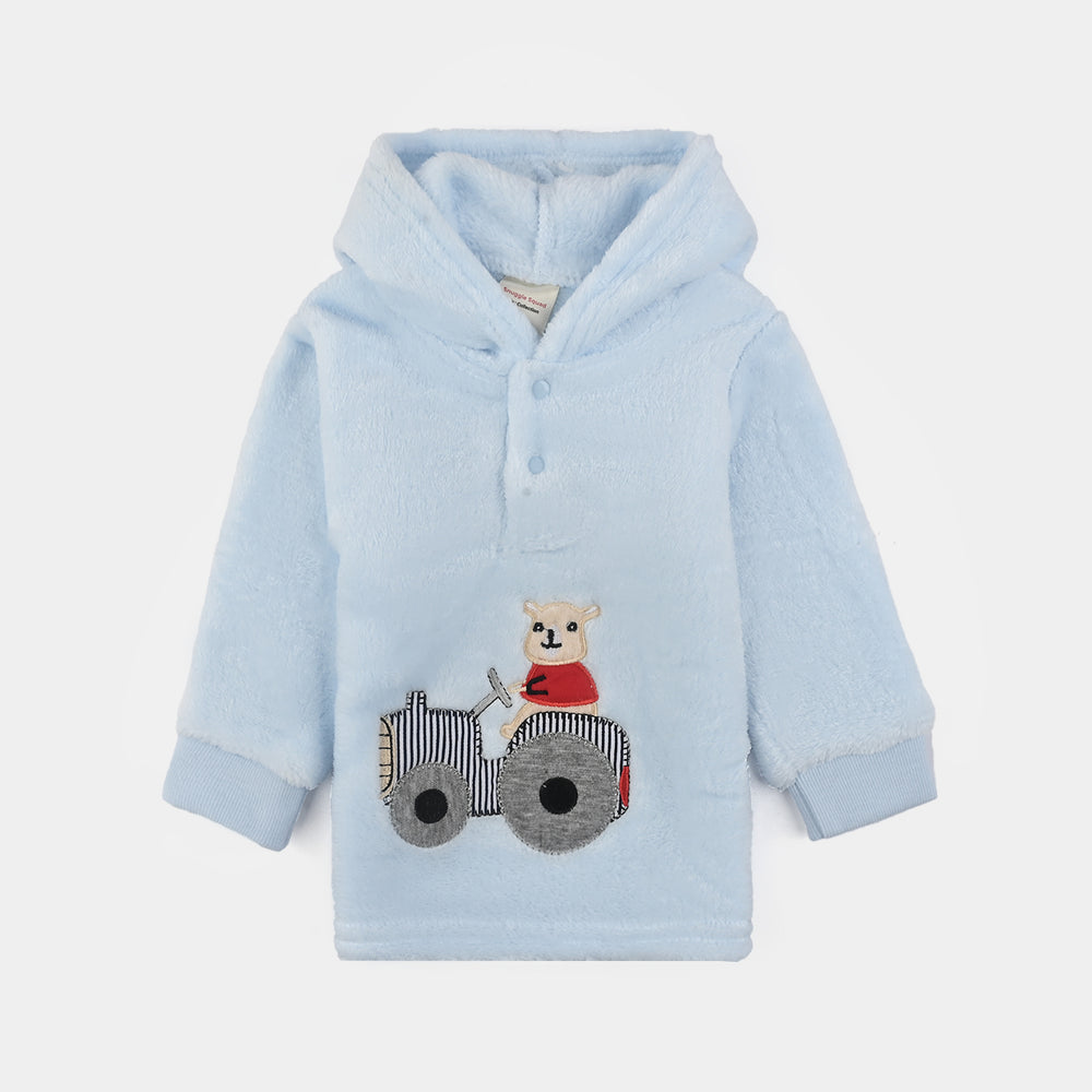 Infant Boys Faux fur Suit-BLUE