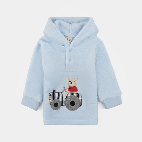 Infant Boys Faux fur Suit-BLUE