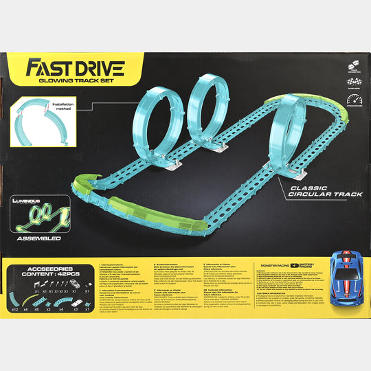 Fast Drive Glowing Track Set