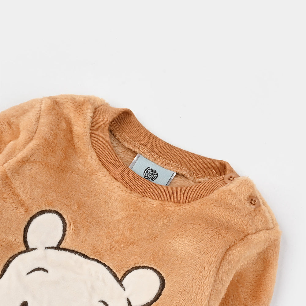 Infant Boys Romper Character Face