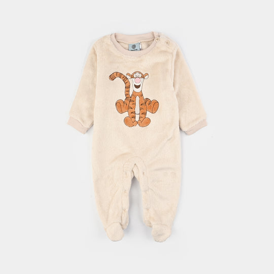 Infant Boys Romper Lion-Sand Shell