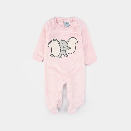 Infant Boys Romper Elephant-White Sand