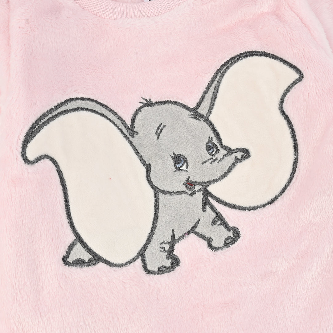 Infant Boys Romper Elephant-White Sand