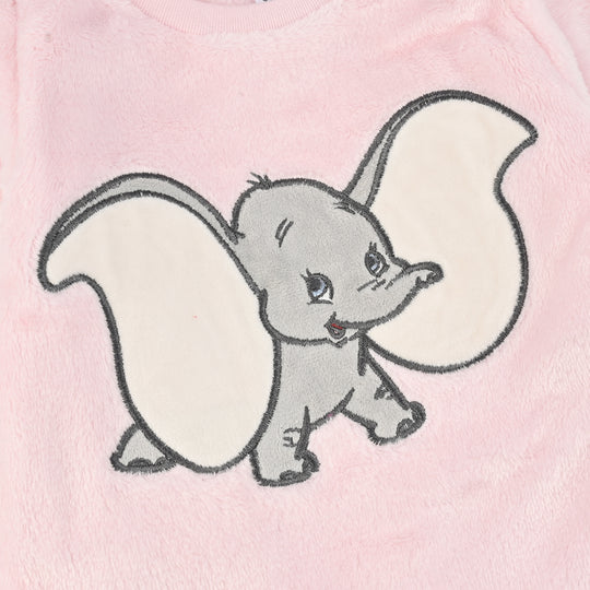 Infant Boys Romper Elephant-White Sand