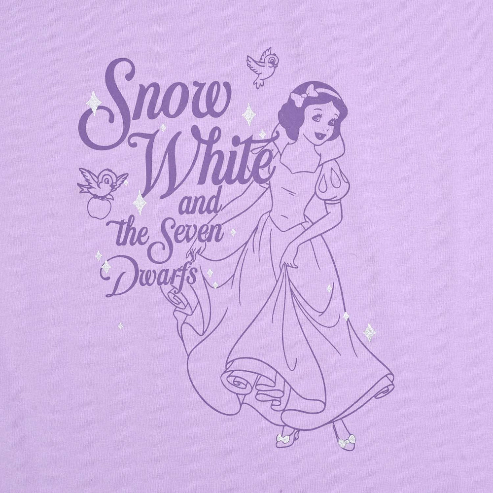 Girls Lycra Jersey T-Shirt H/S Snow White-Rad.Orchid