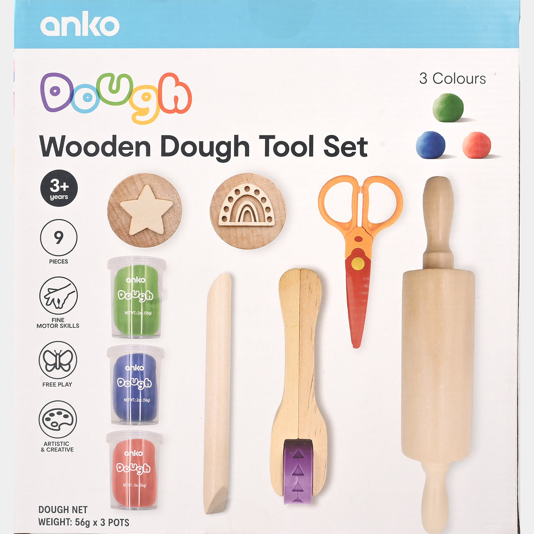 Wooden Dough Tool Set | Creative Fun