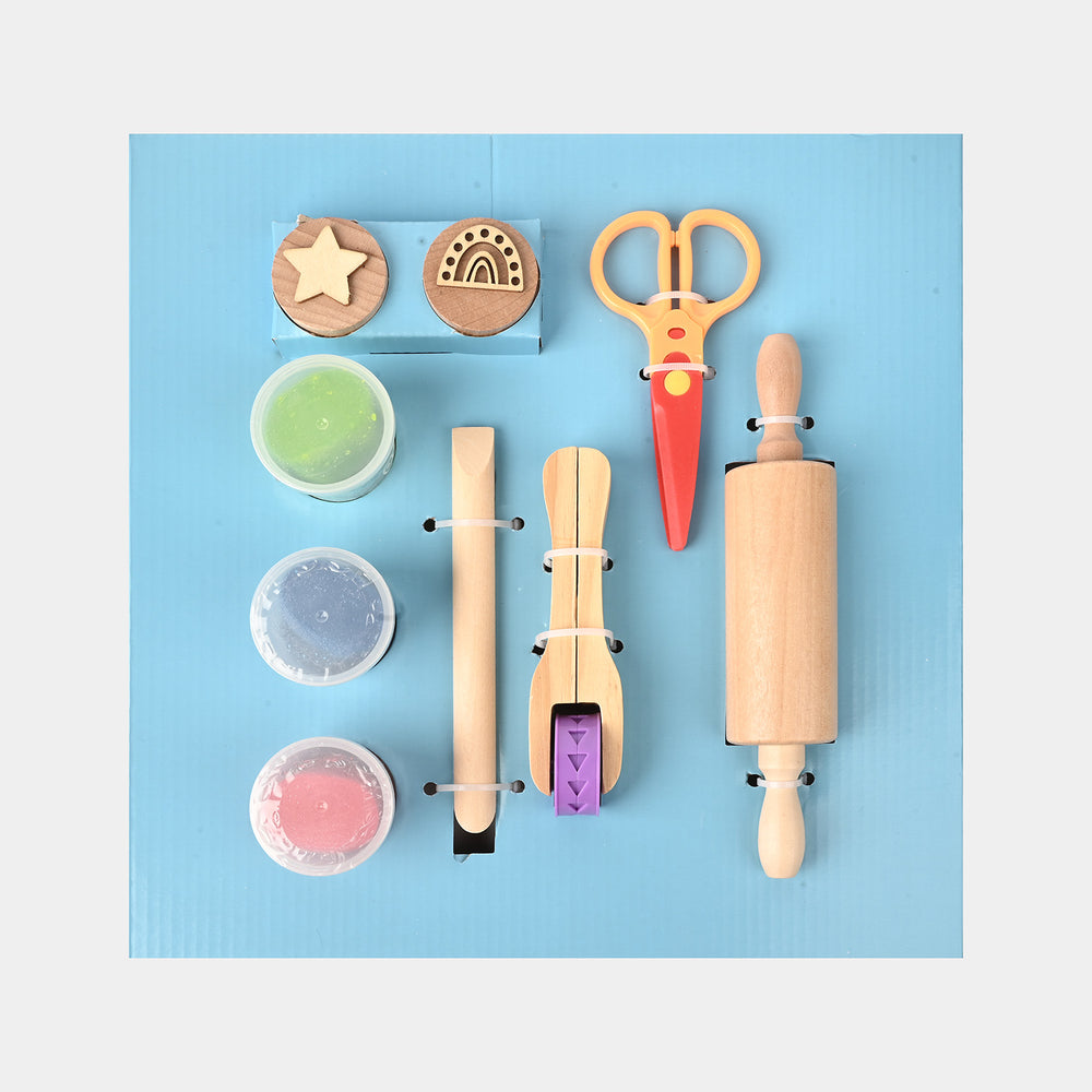 Wooden Dough Tool Set | Creative Fun