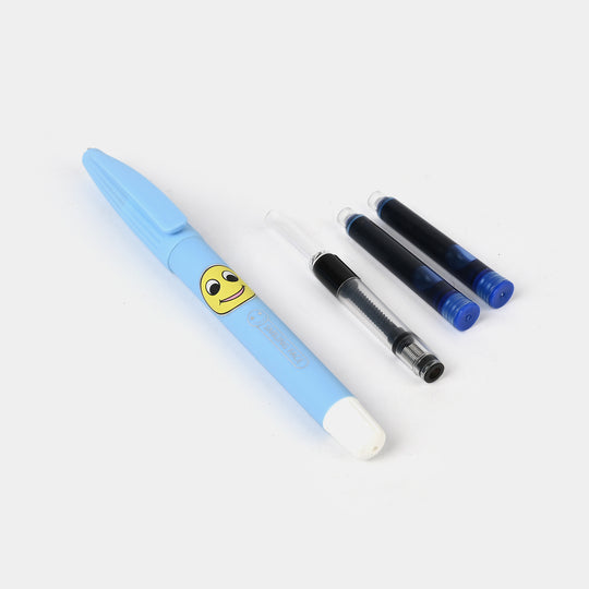 Elegant Fountain Pen With 2 Ink Cartridges