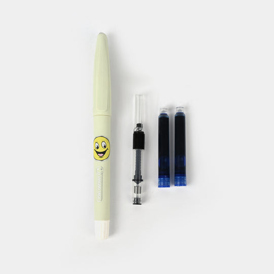 Elegant Fountain Pen With 2 Ink Cartridges