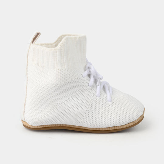 Boys Shoes F49-White