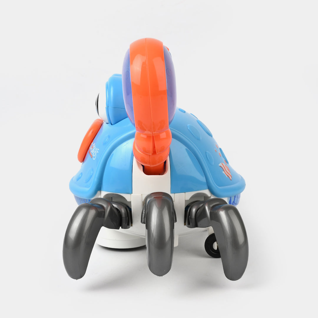 Electric Crab Toy With Music, Light & Walking